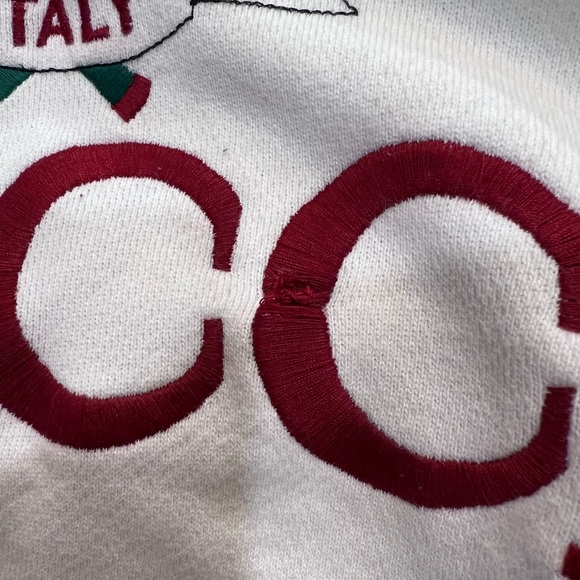 Gucci Cream Tennis Motif Sweatshirt - Picture 11 of 11